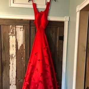Red prom dress